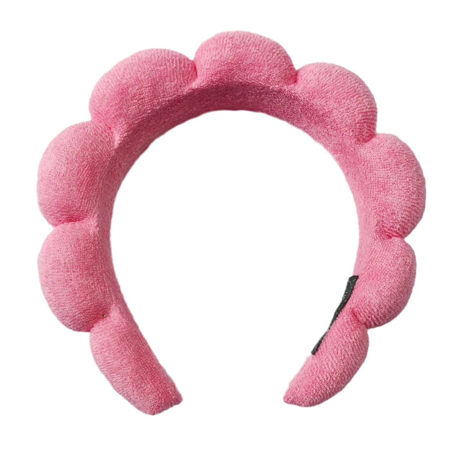 Puffy Makeup Headband Terry Towel Cloth Fabric Sponge Spa Headbands for Women Ladies Washing Face