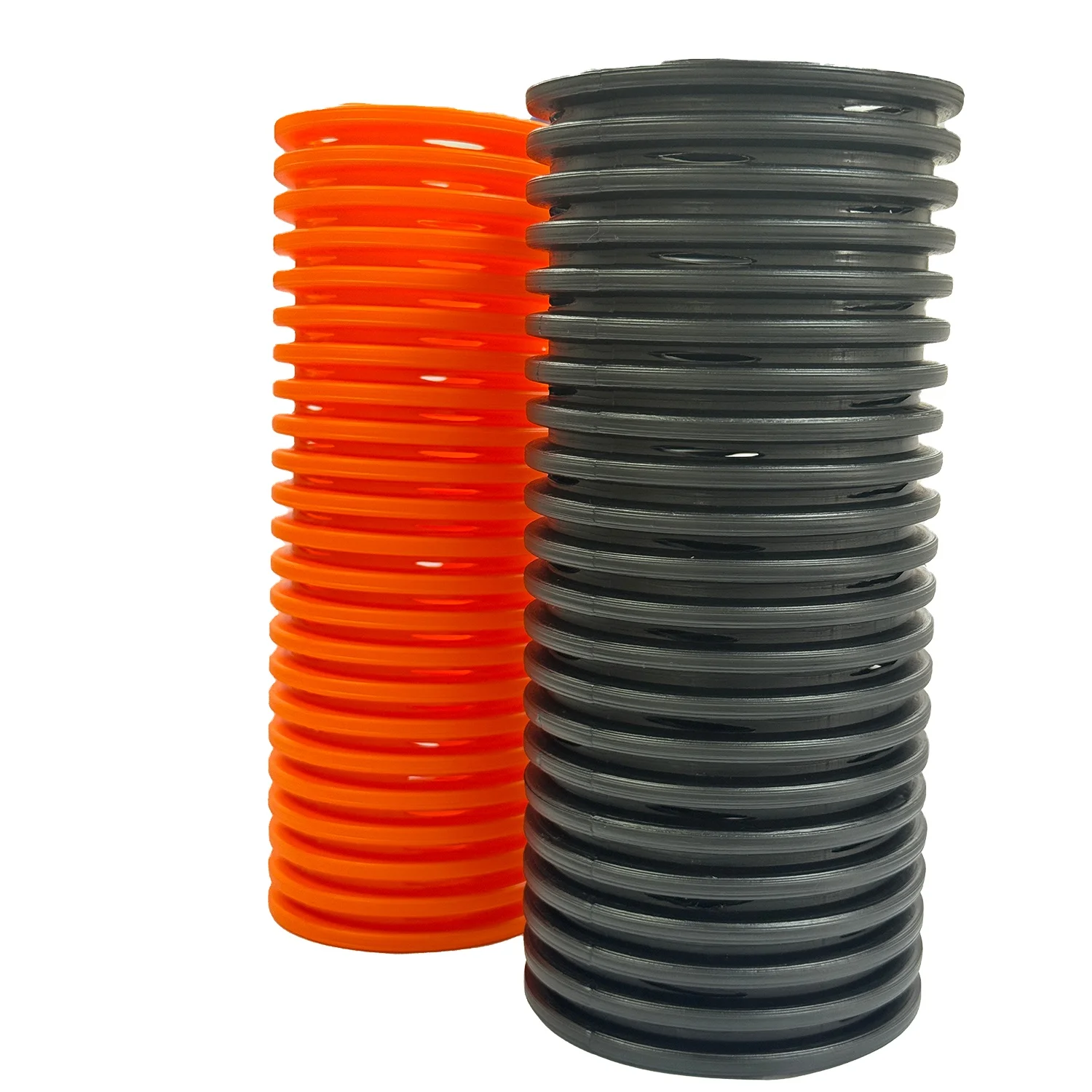 HDPE plastic drainage corrugated pipe with sock