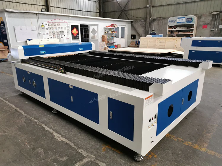 Large size 1300*2500mm CO2 laser engraving cutting machine wood mdf leather rubber pvc pcb pet cutter