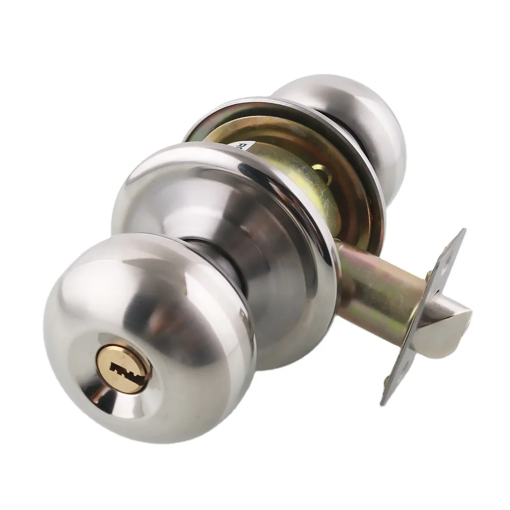 ROEASY CK-5791  Stainless Steel Cylindrical Knob Door Lock For Hotel Bedroom bathroom