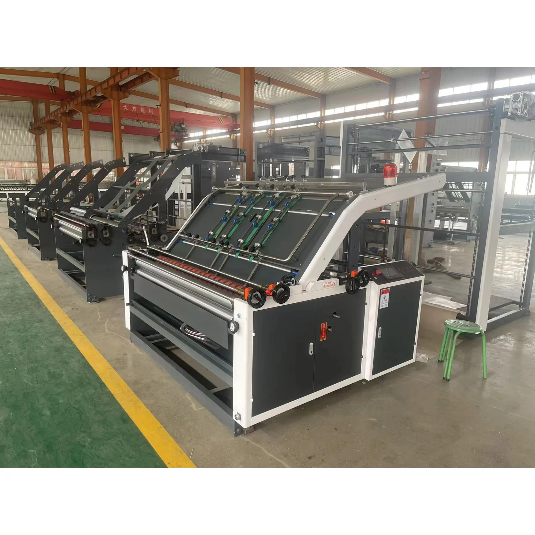 Semi-Automatic Carton Single Facer Flute Board Laminating Machine,Wide Format Laminator