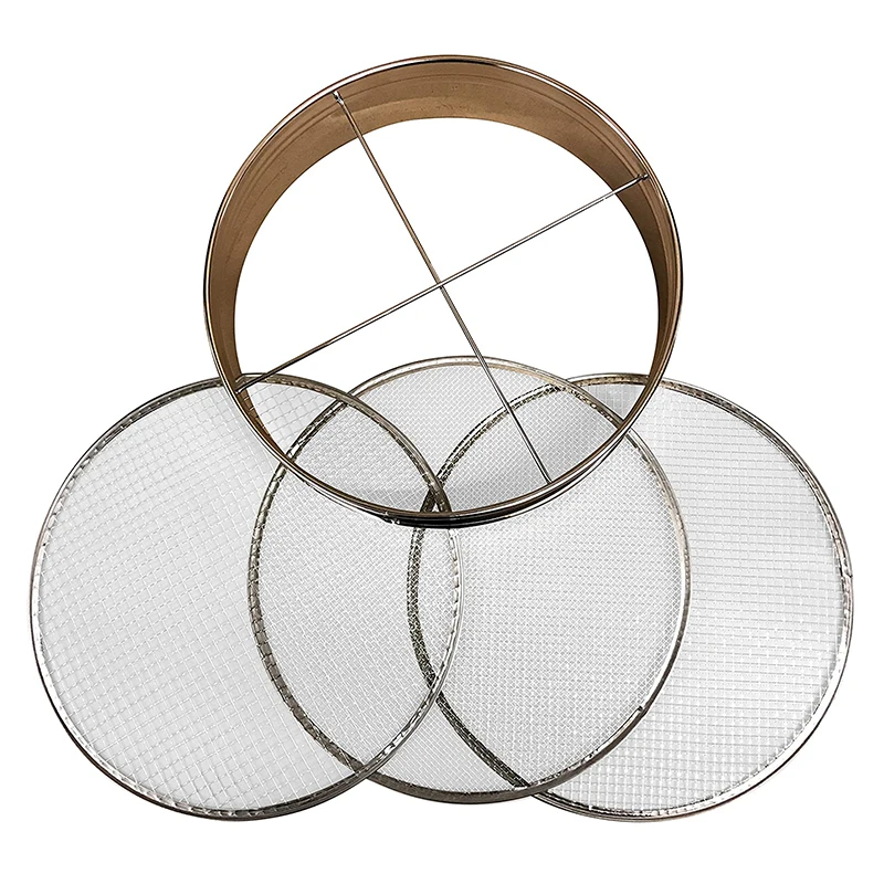 3 в одном, сетчатый размер, садовое металлическое сито, 3 шт., Сменное садовое Сетчатое сито из нержавеющей стали, наборы для рынка США
