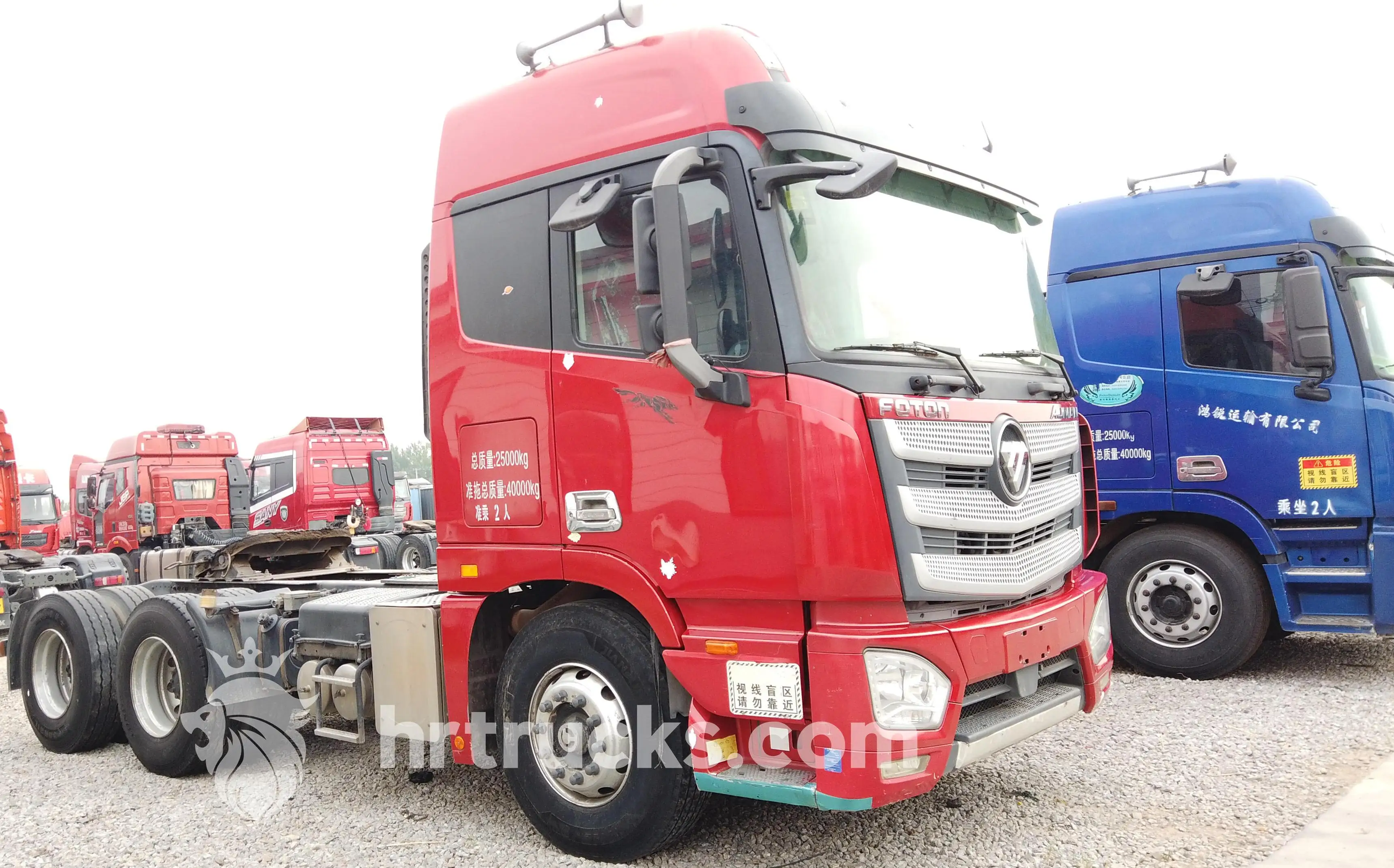 Подержанный грузовик FOTON для продажи Foton Auman EST 6*4 тягач 460hp 10 Wheeler с головкой