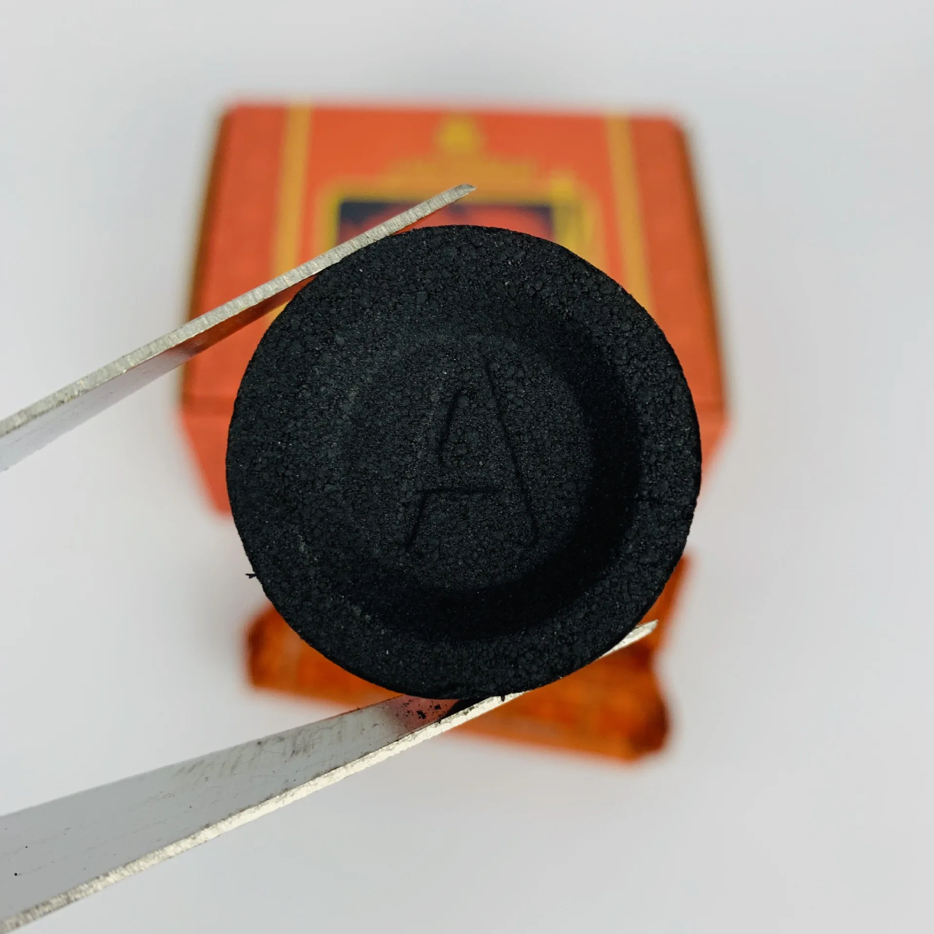 33mm 35mm 38mm 40mm 50mm Custom Packaging Box Size Product Labels coconut round  charcoal for shisha