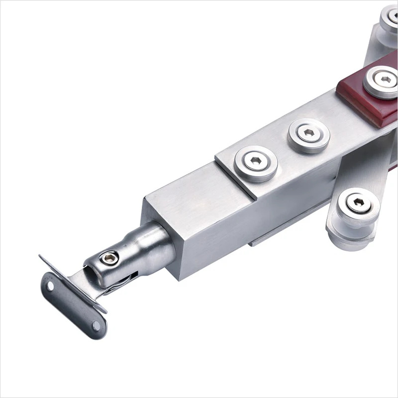 
Factory produced high quality stainless steel and wooden stair column 