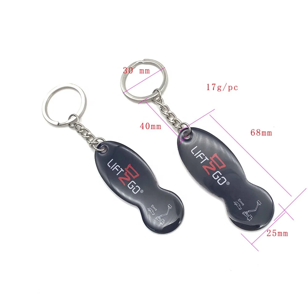 YYX Custom new fish shape stainless steel Euro Shopping Cart Token Metal Shopping Cart Trolley Coin Keychain