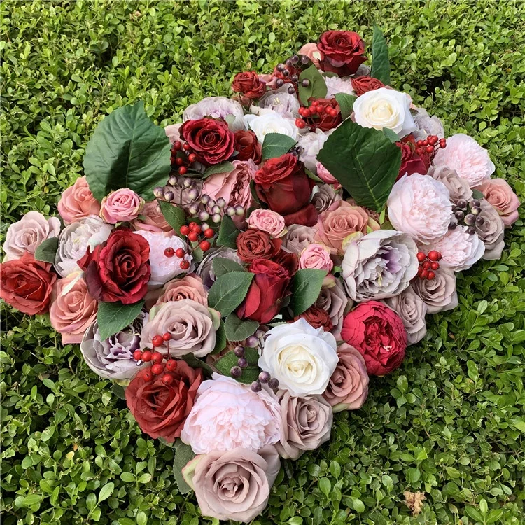 YAYUN CH1244 Hot Selling Artificial Flower Wall Panel For Wedding Decoration
