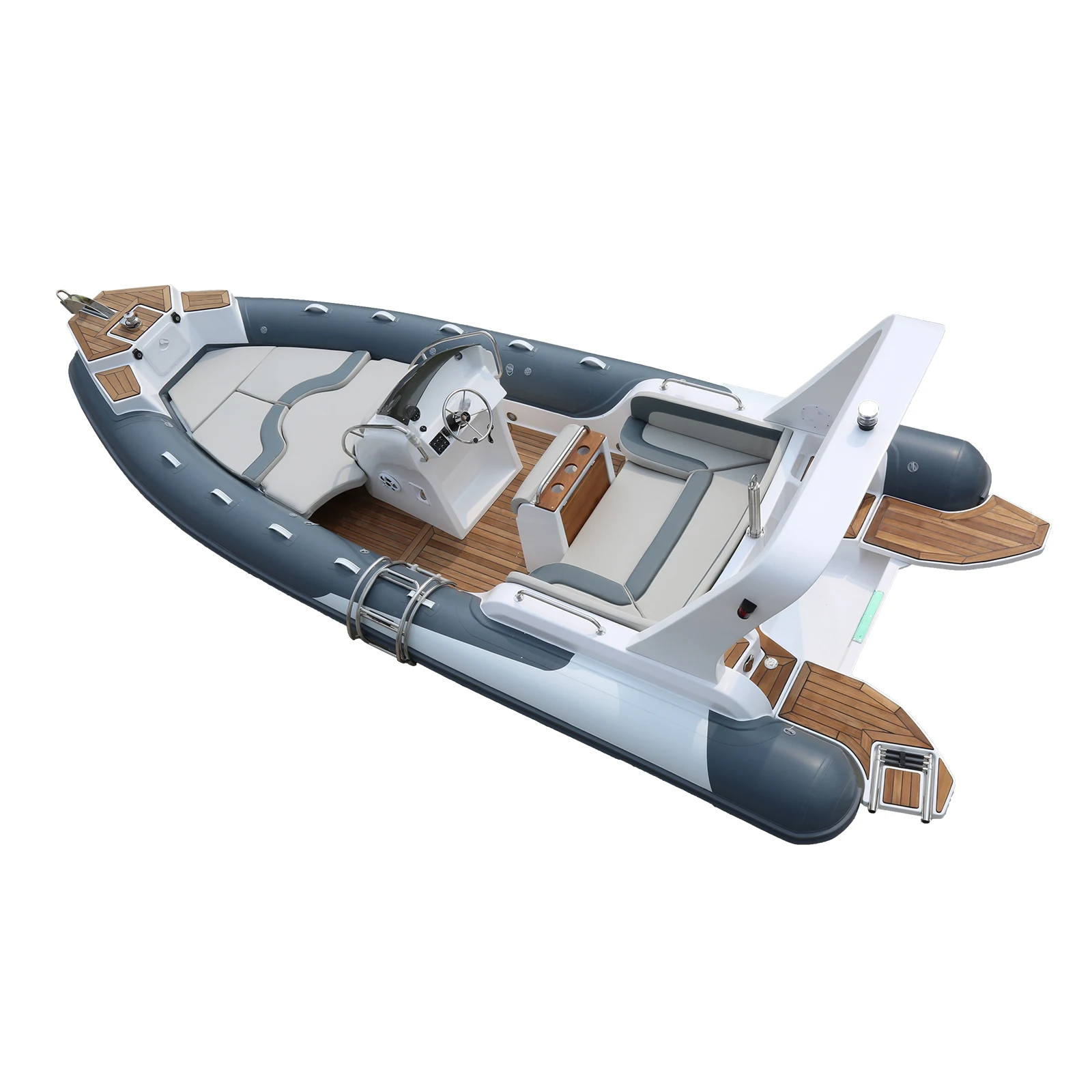 new arrival CE 7m 23.3ft Luxury RIB Hypalon Inflatable Fishing Rowing rib Boat