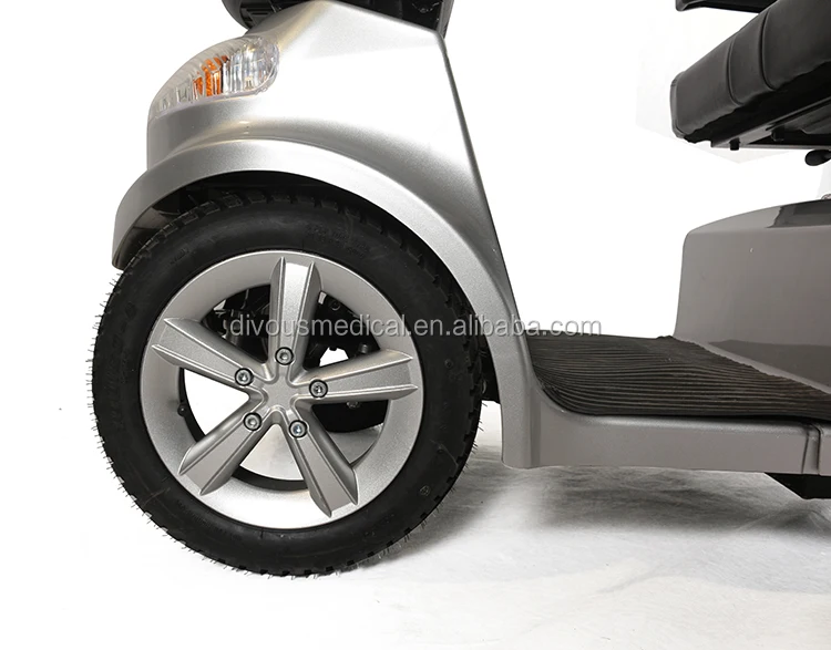 Good quality two seat  electric car  scooter for disabled power wheelchair with rain cover