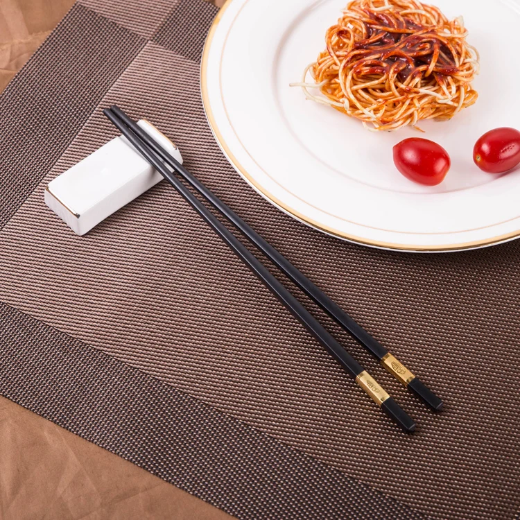 best seller high quality restaurant reusable black japanese chopsticks