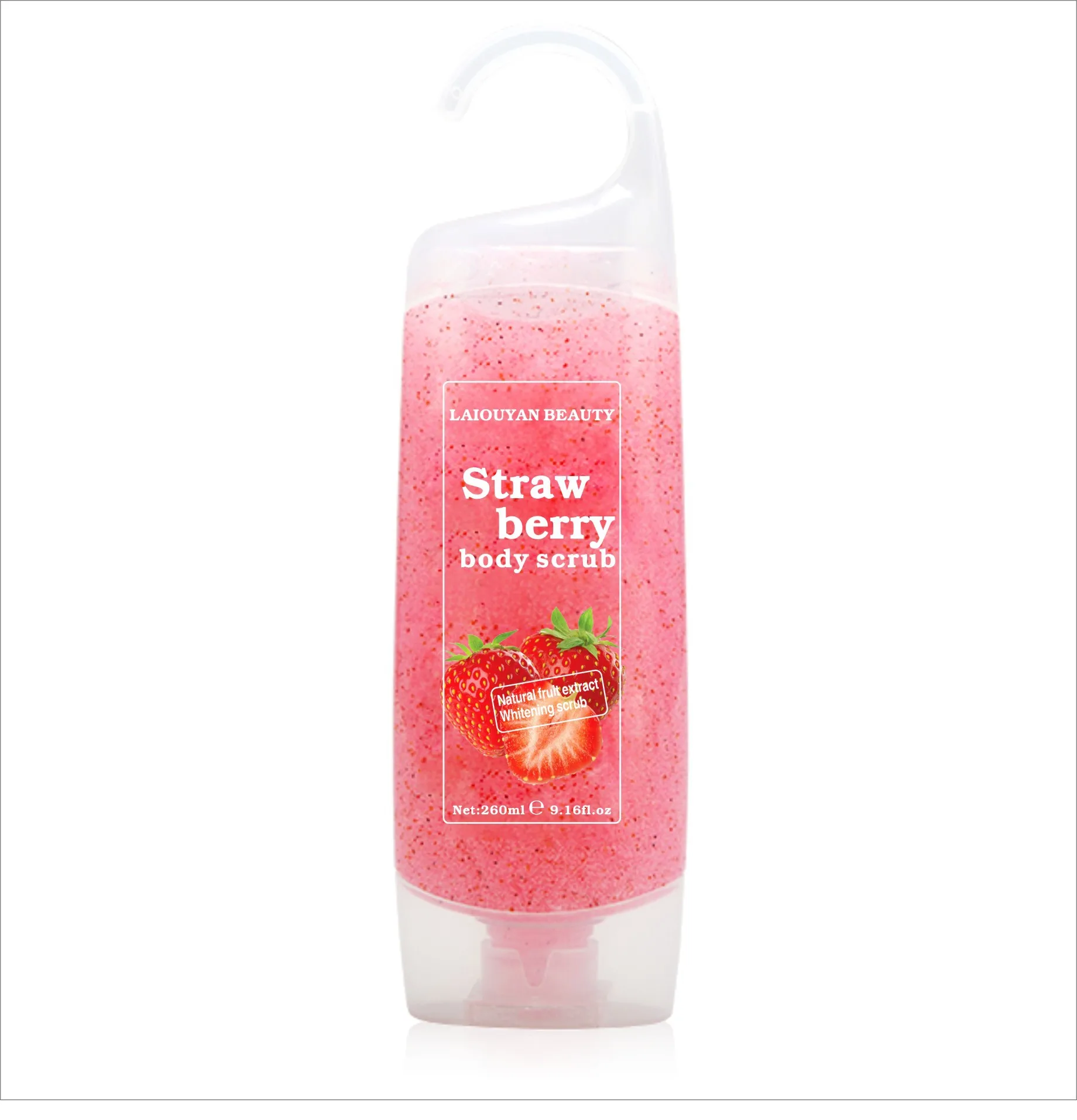 private label organic body wash fruit flavor exfoliating scrub lightening whitening shower gel