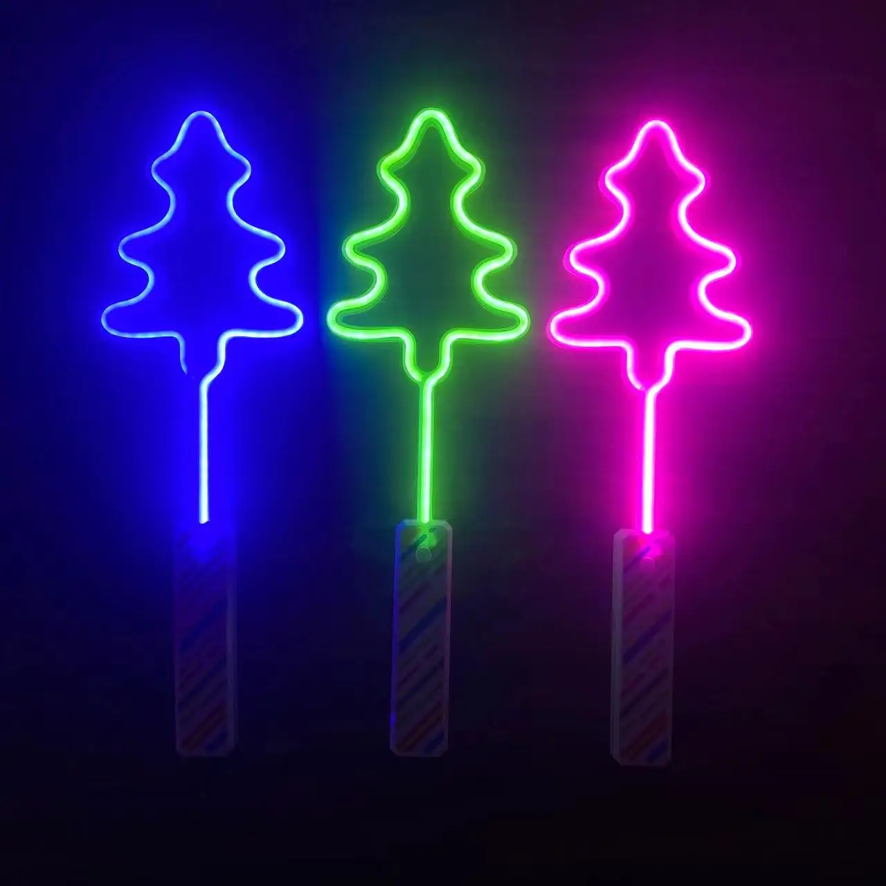 Neon Light Up Wands, Handheld LED Wand Toy, Led Neon Sign Party Lights for Kids Festival or Birthday Party ect