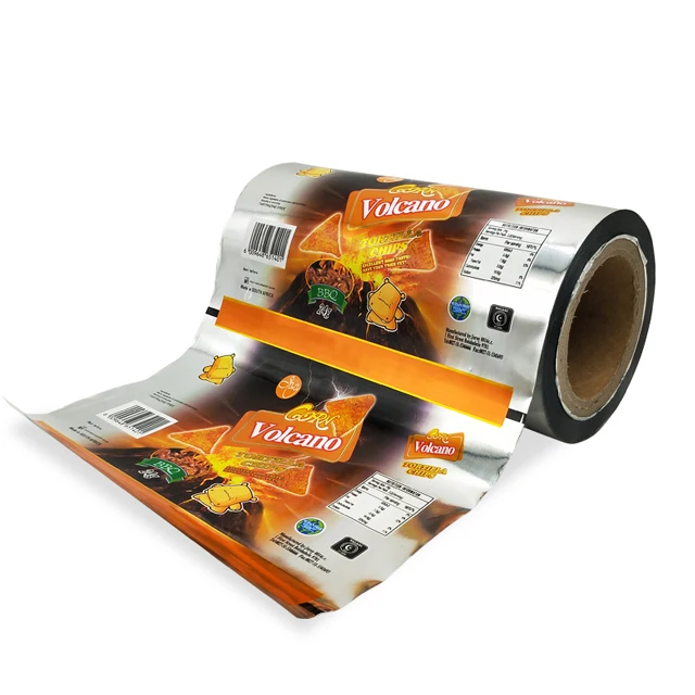 Food Grade Custom Print OPP/CPP Packaging Film Roll Snack Chips Wrap Plastic Laminated Film