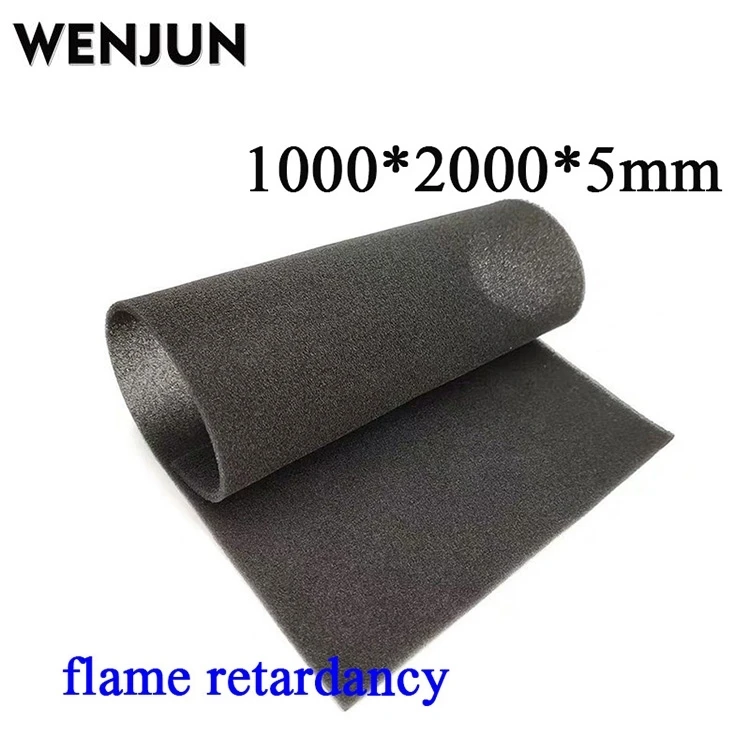 WENJUN огнестойкий 1000 мм * 2000 мм * 5 мм корпус шкафа пыленепроницаемый хлопковый фильтр для пыли губка хлопковый воздушный фильтр толщина 5 мм