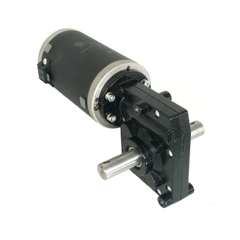 24 Volt Dc Motor Gearbox Manufacturers Differential Gear 12V 24V Worm Reducer Gearbox Motor
