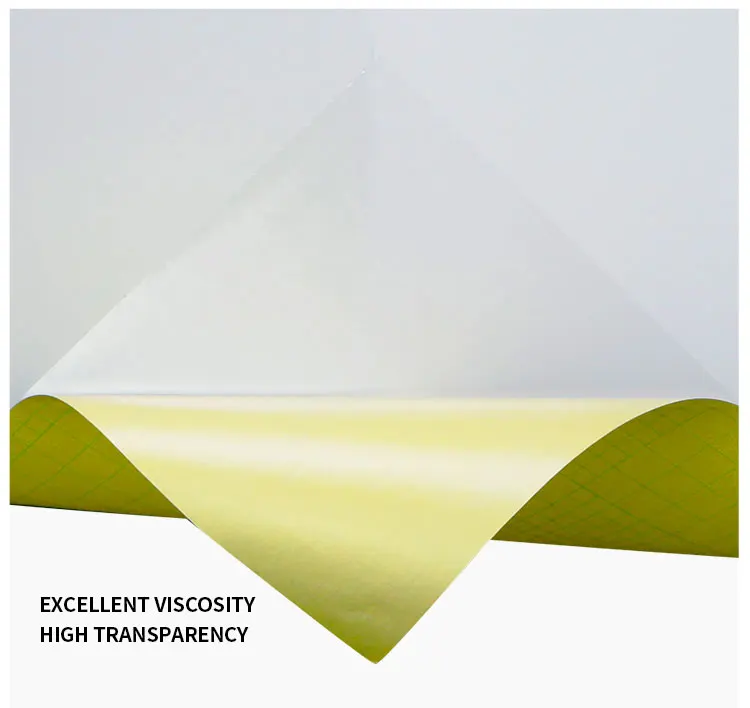 New style Glossy/Matte Cold Lamination White Film for Photo Transparent PVC Roll cold laminating film photo top