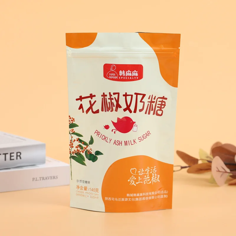 Wholesale custom Printed Transparent Pe Stand up Pouch Plastic Zipper Bags Pet Food Stick Packaging Nylon Bag