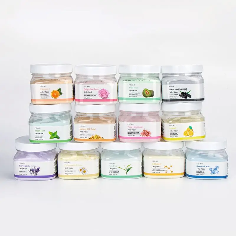 oem Rose Bulk Order Custom Logo Jelly Face Mask Vegan Private Label Watermelon Hydro Jellymask Powder