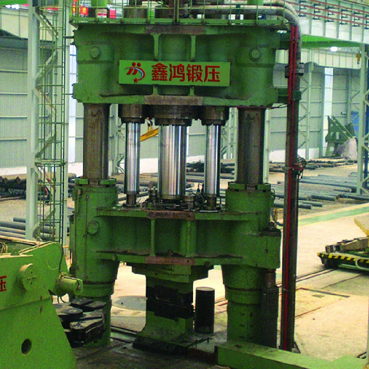 Double column press type fast forging press
