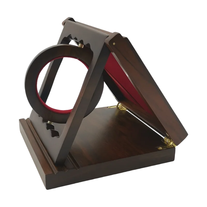 Custom High Quality Coin& Medal Box Metal Souvenir Coin Packing Boxes Wooden Coin Display Gift Box