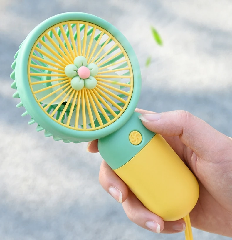 Mini Portable Fan - Handheld Fan for Women Girls Kids Indoor Outdoor Travelling Pink
