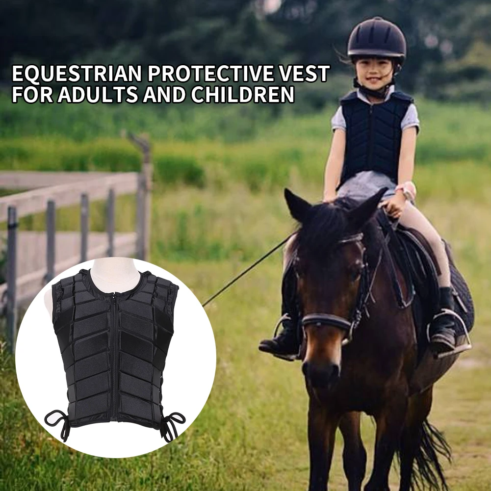 EVA Padded Outdoor Body Protective Adult Sports Armor Equestrian Accessory Children Horse Riding Safety Vest