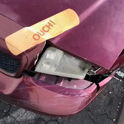 Creative Funny Ouch Band Aid Bandage Bumper Sticker Truck RV Boat Window Auto car decals stickers for car custom