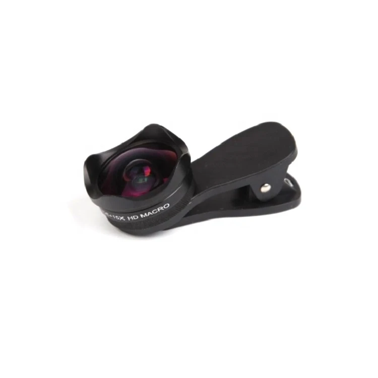 120 degree wide angle +15x macro 4K HD Camera Lens Universal for mobile Phone with wide-angle lens