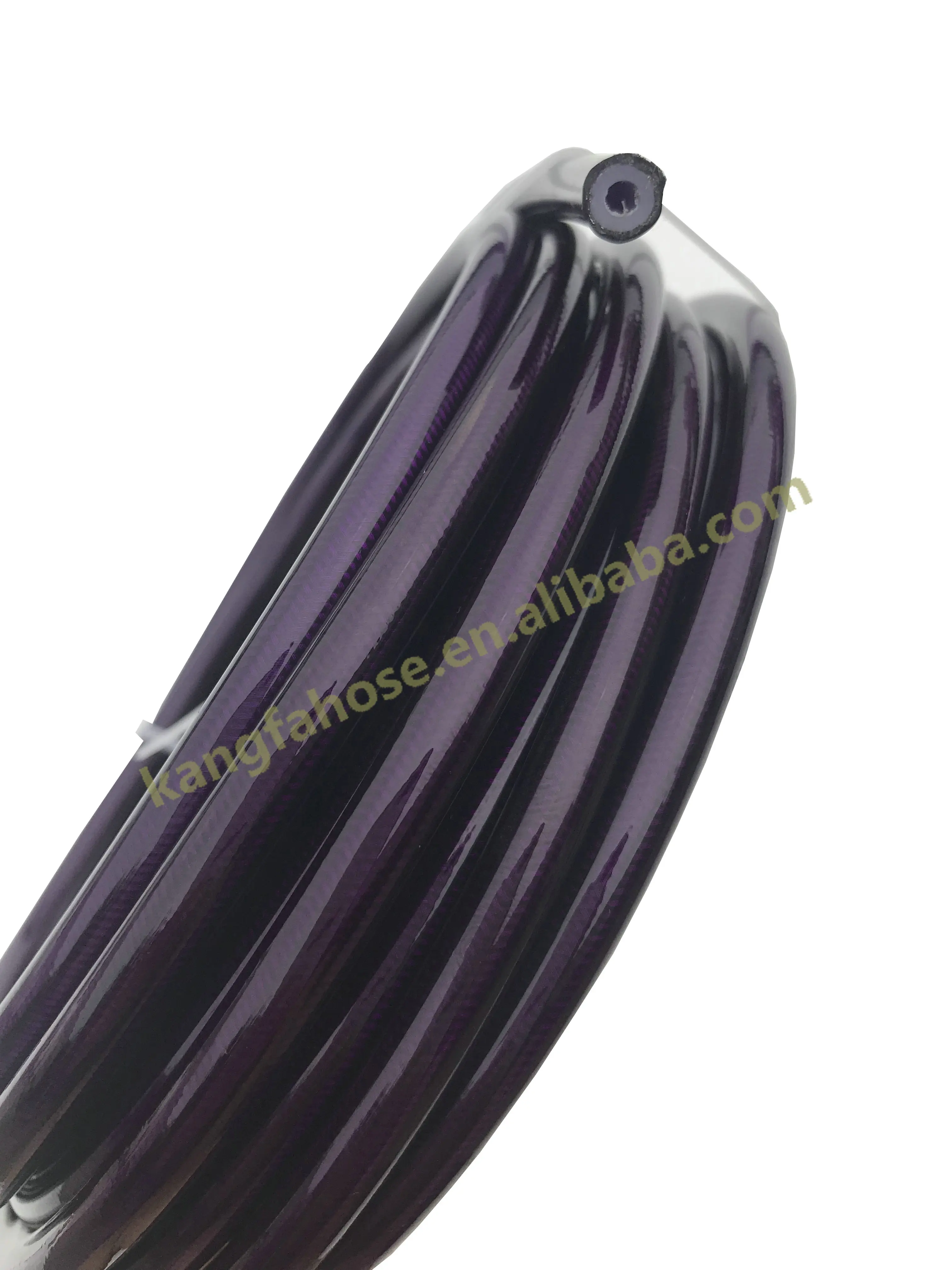 AN3 3AN PU/PVC coated Car Motor flexible brake hose stainless steel braided lined brake hose