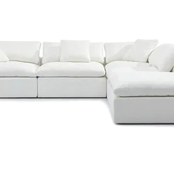 Noric L- Shape Pure Corner Sofa Set Furniture Sectional Couch