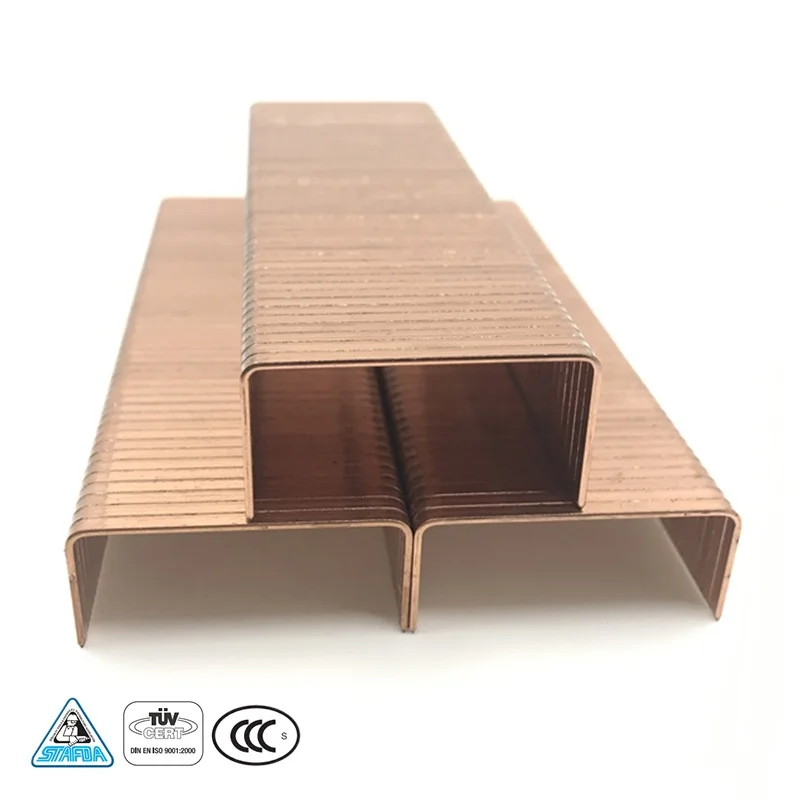 Производство оборудования, медное покрытие, стойкость 16GA 32 мм, U-образный гвоздь, картонные скобы серии 32