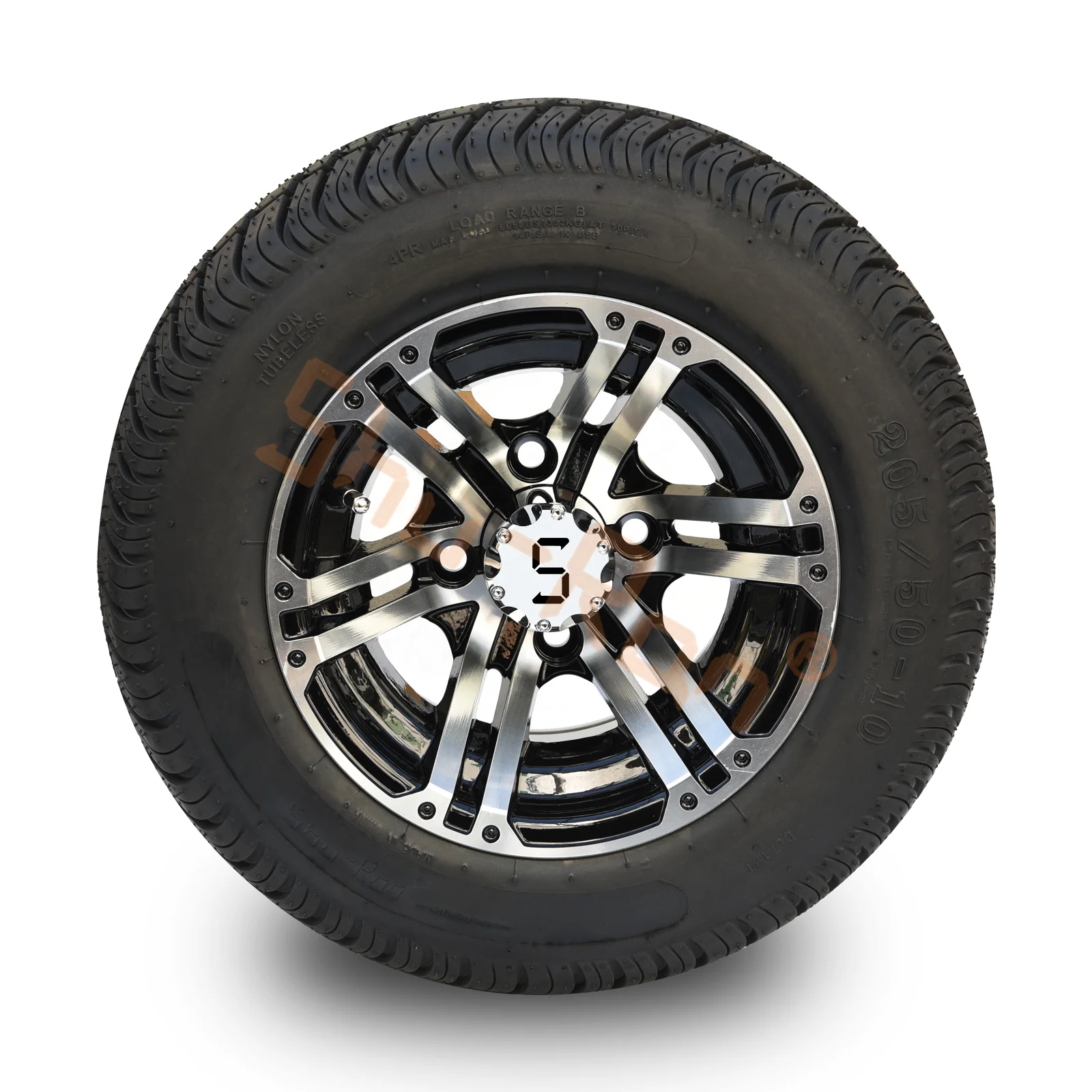 205/50-10 Wholesale Golf Products Road Tires and Alloy Wheels for Golf Cart