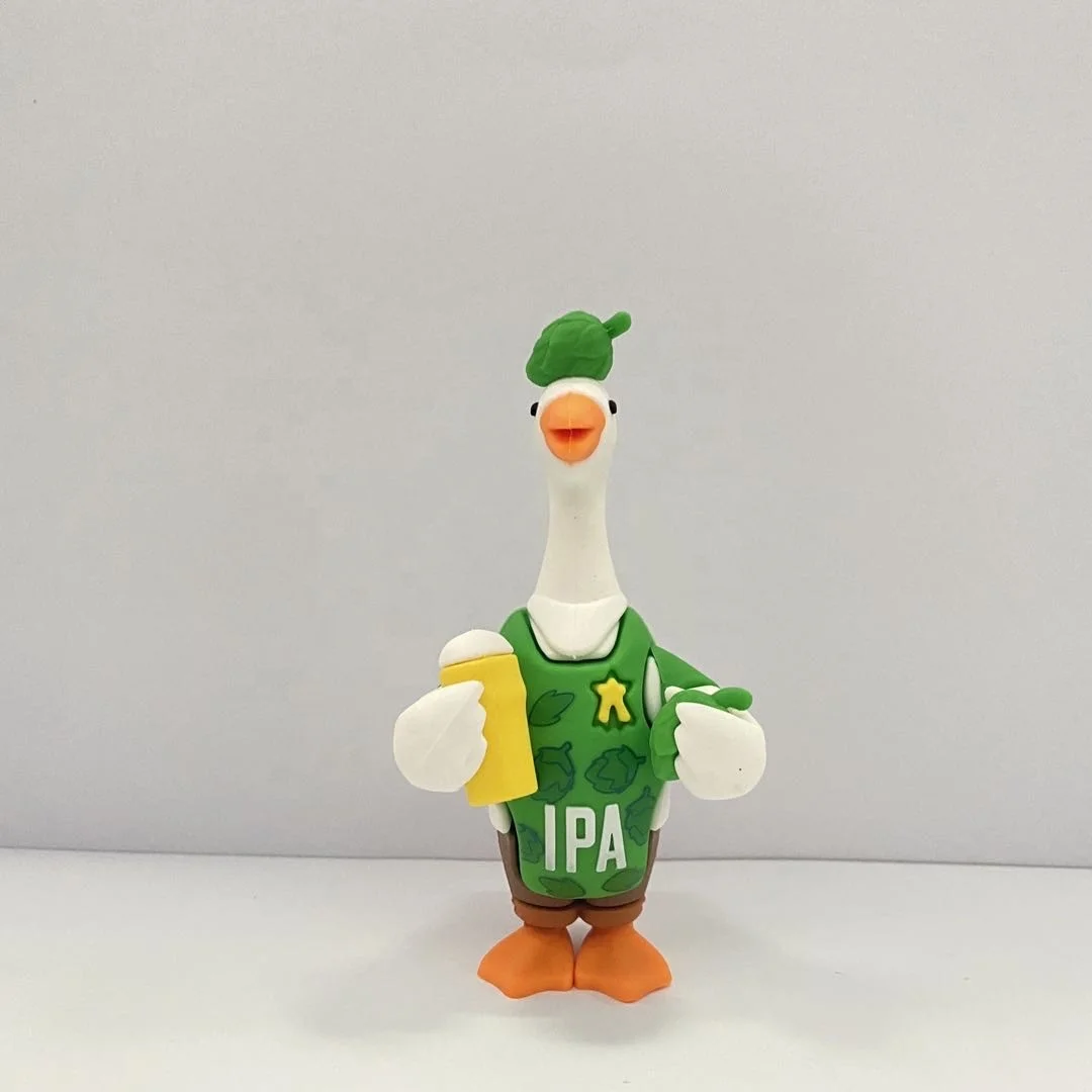 Customized PVC soft 3D toy New Design silicone Doll for Promotion Gifts