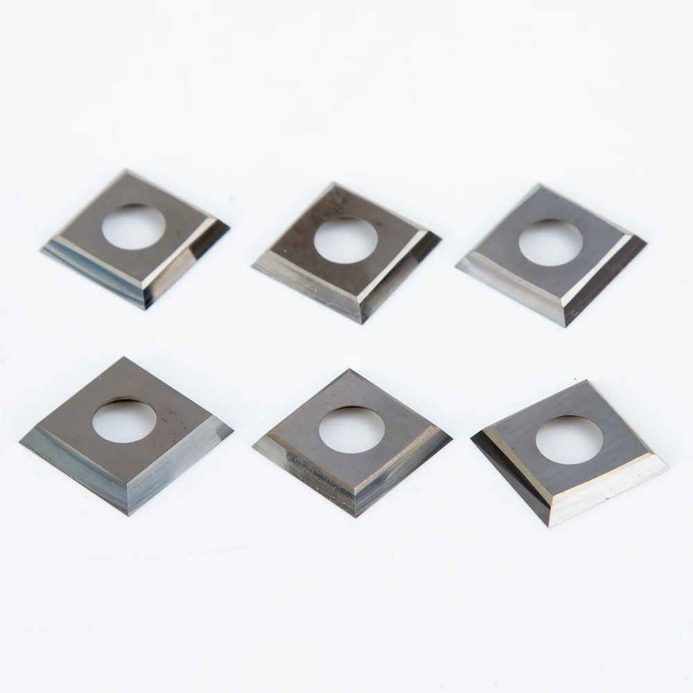 Reversible Carbide Knives for KWS TCT Helical Planer Cutter for Wood Planing-Steal Body