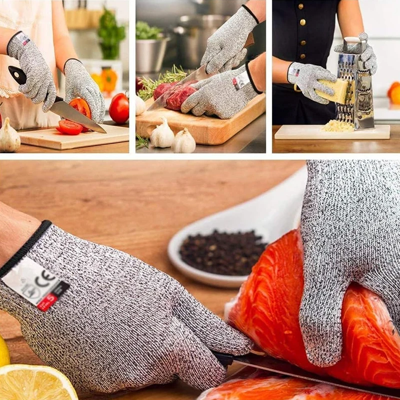 BSP HPPE level 5 protection food grade stab-resistant gloves anti-cut