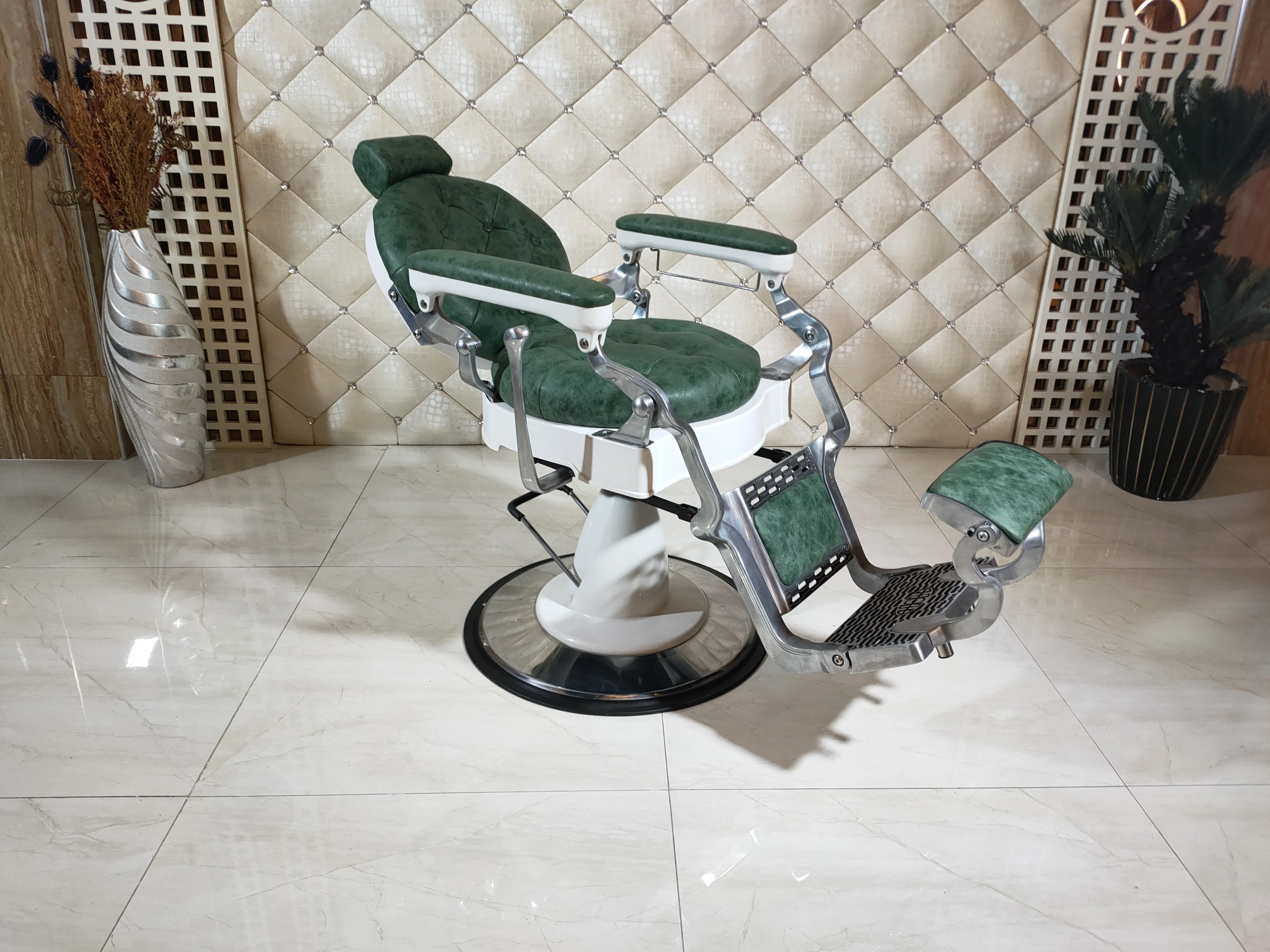 Modern Size Salon Furniture Lift Down Vintage Hairdressing Hydraulic Hair Salon Barber Chairs