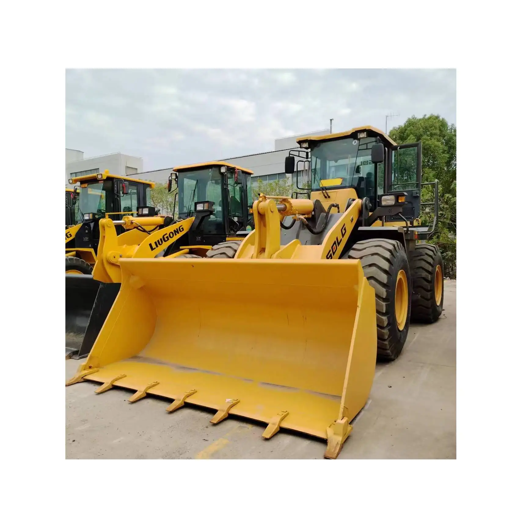 Shandong Lingong L955F used wheel loader