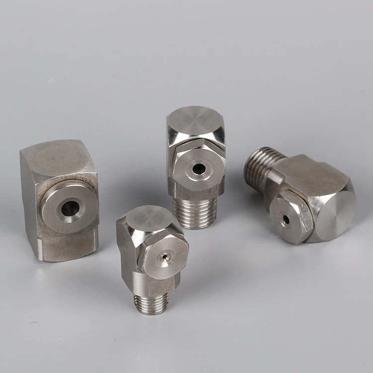 Stainless Steel 1/4 Two Piece Hollow Cone Spray Nozzle