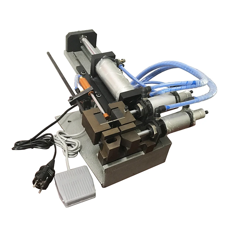 Pneumatic electric outside copper cable wire stripping peeling machine