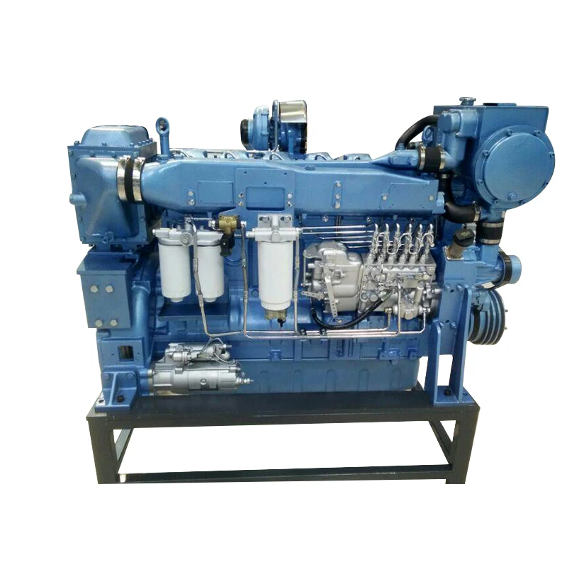 Двигатель Weichai WD10C морской двигатель с коробкой передач 240HP 300HP судовой