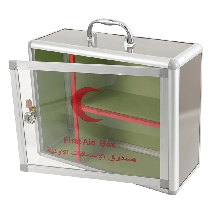 Emergency Kit First Aid Container First Aid Locking Case Medical First Aid Kit for Workplace