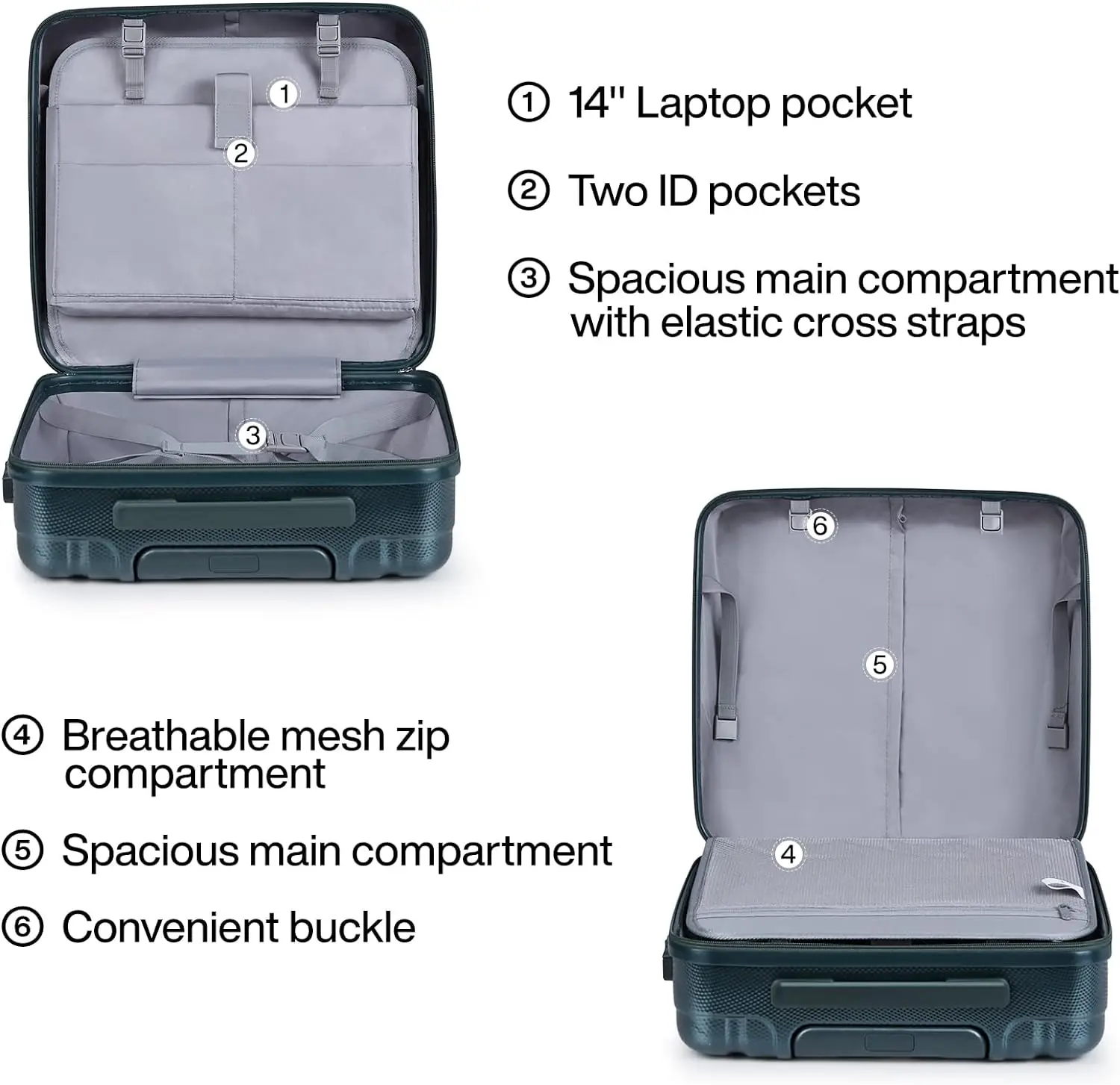 Hanke small trolley case 16 inch boarding universal wheel suitcase cabin business travel luggage bag