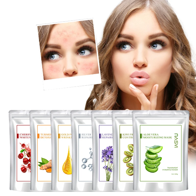Fruit Flower Extract Facial Mask Powder Natural Jelly Mask For All Skin Types Facial Crystal Mask