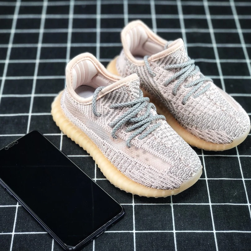 
Original Kids Yeezy Sneakers 350 High Quality Running Sports Shoes Children Casual Shoes Kids 