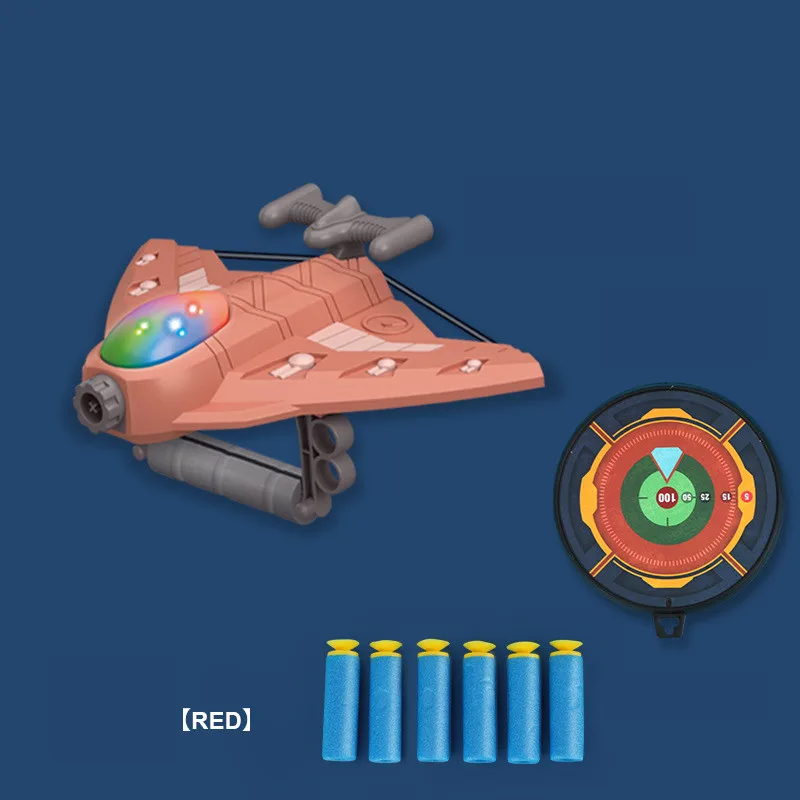 Airplane boy children outdoor interactive toy EVA light transmitter glider model