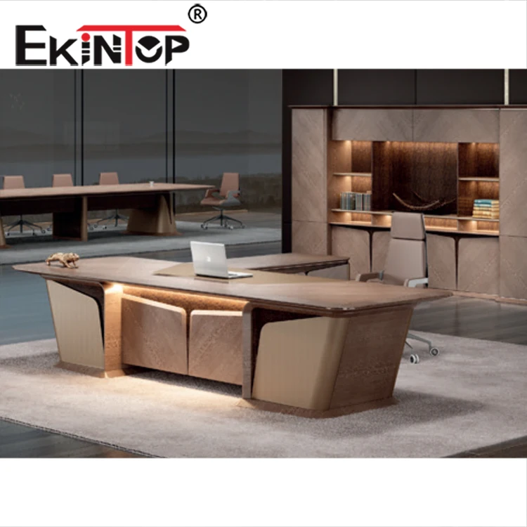 Ekintop high quality executive office desk modern office desk office furniture l desk