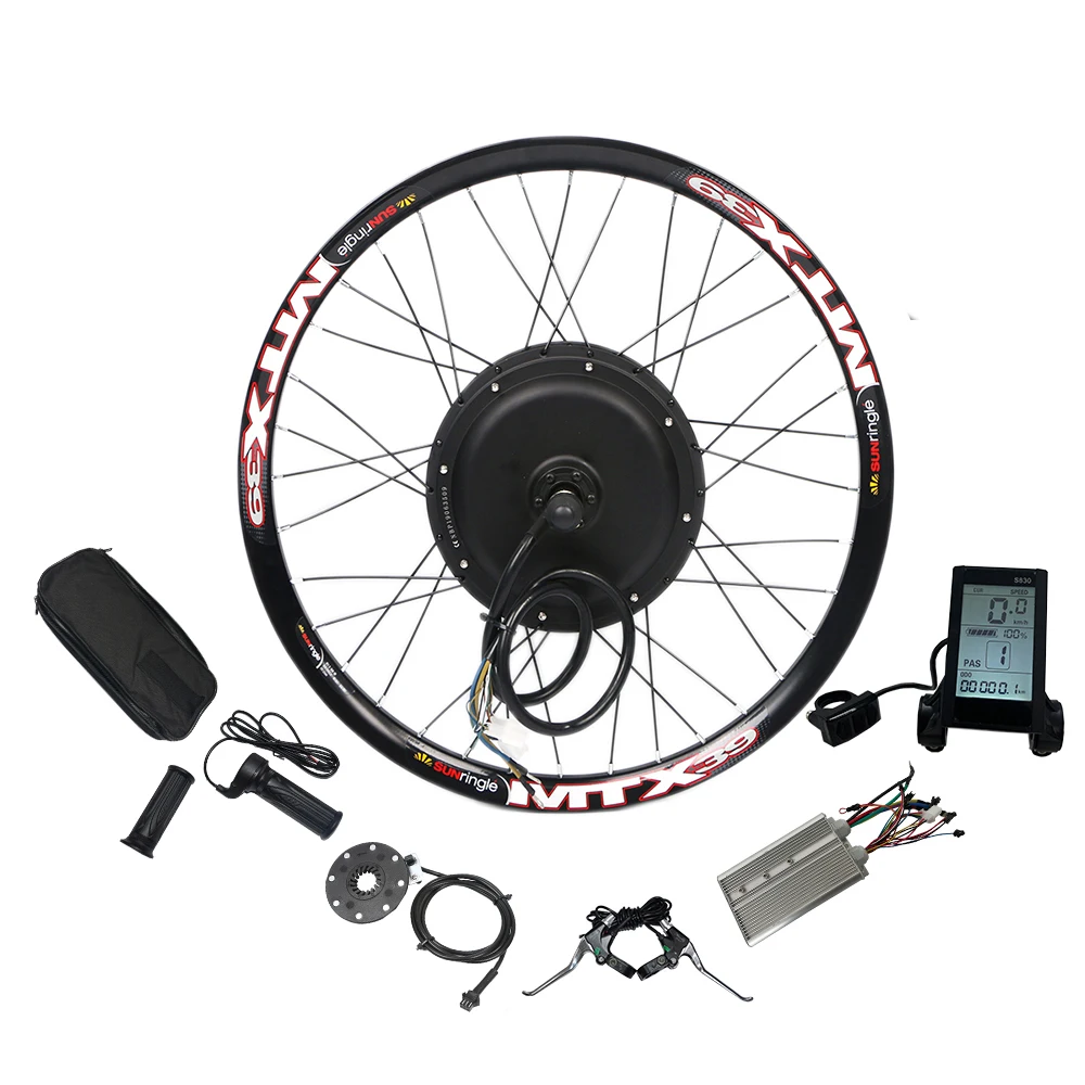 Cycling hub motor kit 72v 3000w 135mm dropout  electric bicycle parts
