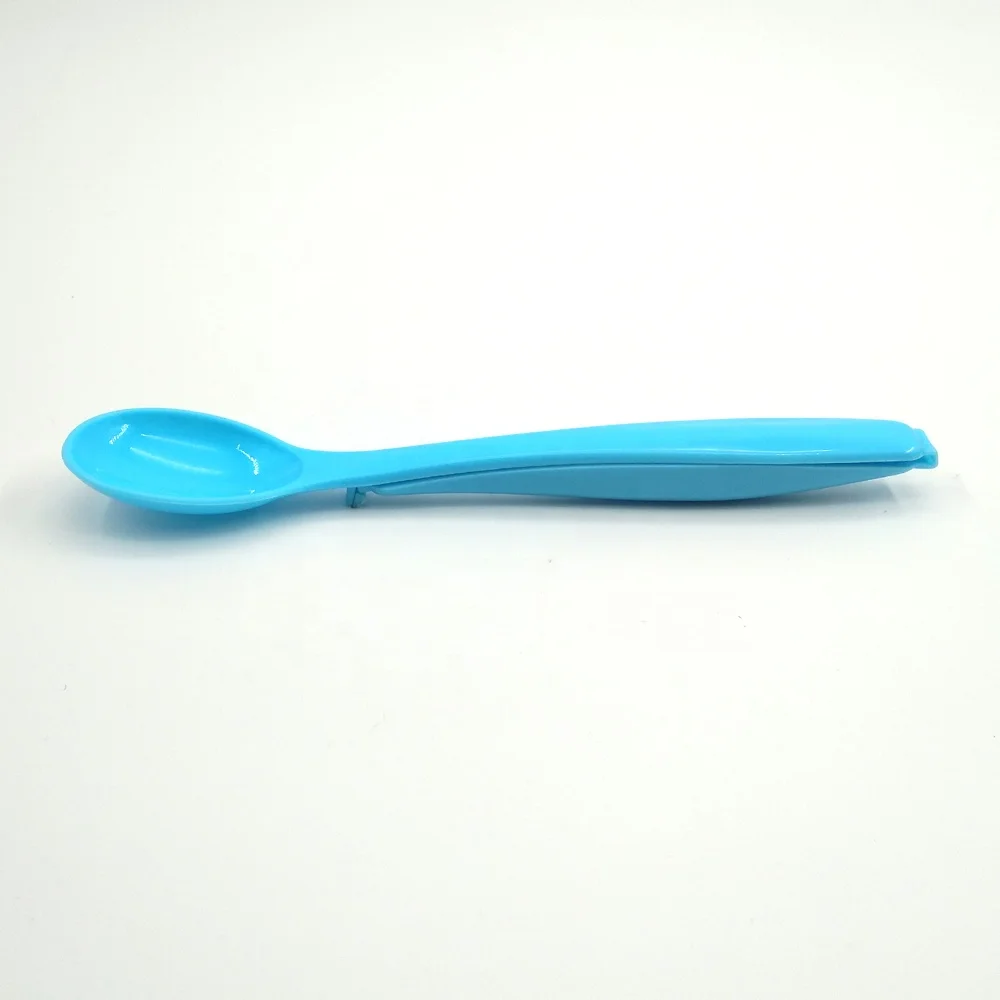 
Long handled plastic tea coffee spoon bag clip 