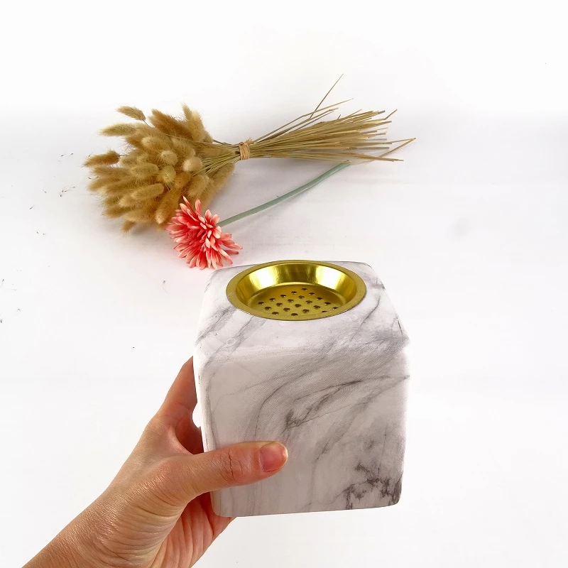  Bakhoor горелка Арабская курильница Новый мраморный