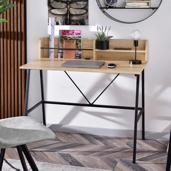 Home Office Desk with Storage Small Desk Wood Corner Computer Desk Office Furniture Computer Table